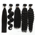 99J rohe brasilianische Jungfrau 100% menschliches Haar Schussbündel Großhandel Straight Remy Haare Erweiterung billige menschliche Haarbündel Anbieter Anbieter